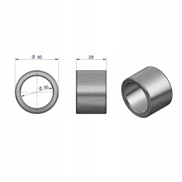 Steering mechanism housing sleeve, narrow c 3