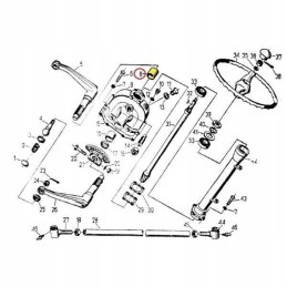 Steering mechanism housing sleeve, narrow c 3
