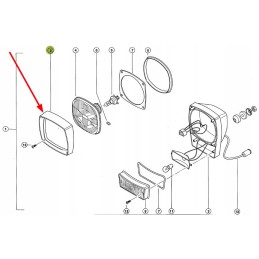 326014 0 headlight cover