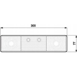 Trailer rear lamp trailer LT 10 right
