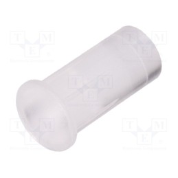 10 pcs x FIX&FASTEN - FIX-LEM-97S - Fiber for LED, round, Ø5mm, Front: flat, straight, UL94V-2