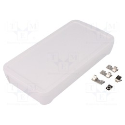 1 pcs x BOPLA - BOP 900 BE4MN-9016 -AS - Enclosure: multipurpose, X: 90mm, Y: 200mm, Z: 34mm, BoPad, ABS, IP40