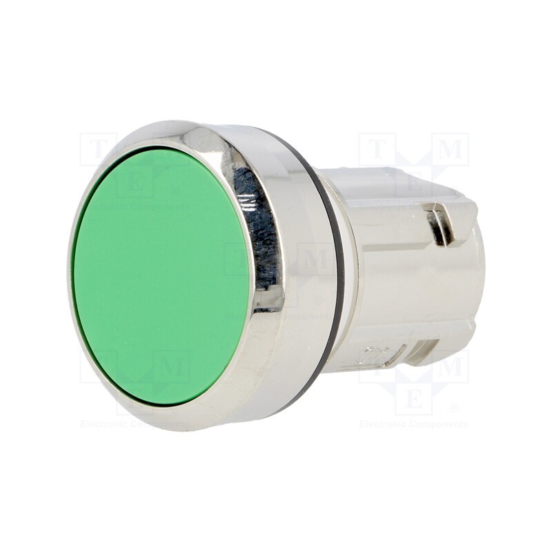 1 pcs x SIEMENS - 3SU1050-0AB40-0AA0 - Switch: push-button, 22mm, Stabl.pos: 1, green, none, IP67, flat
