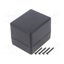 1 pcs x TEKO - SR26-DB.9 - Enclosure: multipurpose, X: 63mm, Y: 76mm, Z: 63mm, SMART, ABS, black