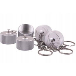 Aluminum cover, plug, plug with internal thread