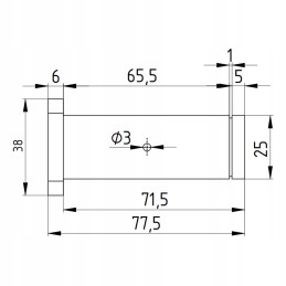 Power steering actuator pin case 5111572