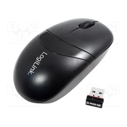 1 pcs x LOGILINK - ID0069 - Optical mouse, black, USB, wireless, No.of butt: 3