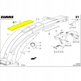 Chimney exhaust pipe insert Claas Jaguar 0766353