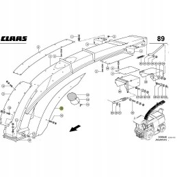 Chimney exhaust pipe insert Claas Jaguar 0766353