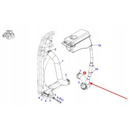 718202050761 cooling system suction pipe