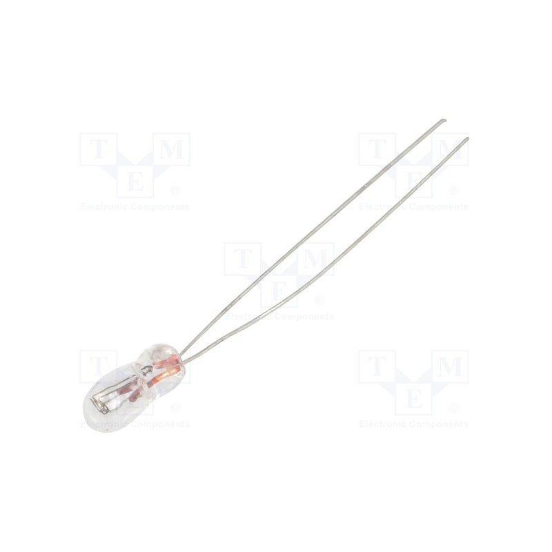 5 pcs x BRIGHTMASTER - L16-12/60 - Filament lamp: miniature, 12VDC, 60mA, Bulb: T1, Ø: 3.15mm, L: 7mm