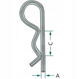 Set of spring pins 4990074