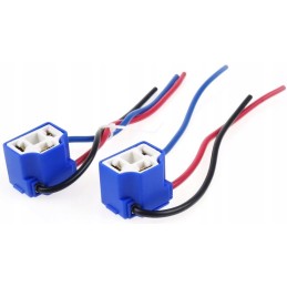 H4 ceramic bulb plug connector cube, 2 pieces