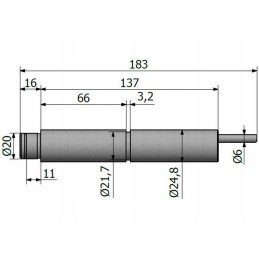Accelerator piston motorbike old type 5040031720