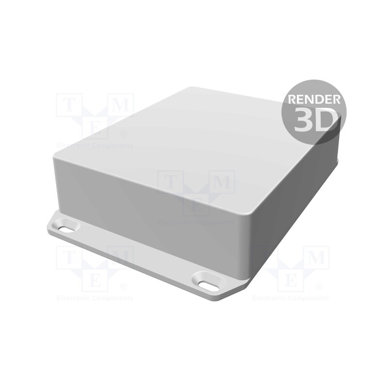 1 pcs x HAMMOND - 1590WXXFL - Enclosure: multipurpose, X: 121mm, Y: 145mm, Z: 39mm, 1590W, natural