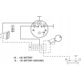 Universal voltmeter for agricultural machinery 16 32v