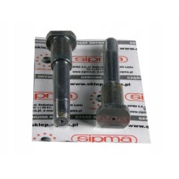 Special screw for mounting the fork yoke in the roller press