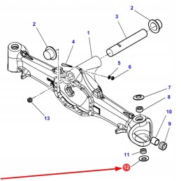 3789561m1 hub reduction pin washer