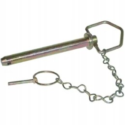 Hitch pin with handle, category 3, 32x185 mm
