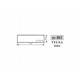 Lower rear window c 360 cone 802