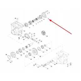 Te254 421a 1 04 drive attachment bearing housing