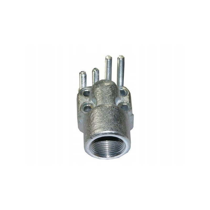 Angled hydraulic pump adapter 4 holes 3 4