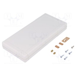 1 pcs x TEKO - TBL-1B.7 - Enclosure: multipurpose, X: 94mm, Y: 200mm, Z: 25mm, TEKBOX, ABS