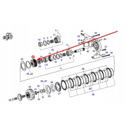 F515100100370 clutch sprocket support