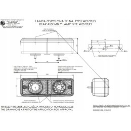 LED rear lamp for the Ursus C 360 was trailer