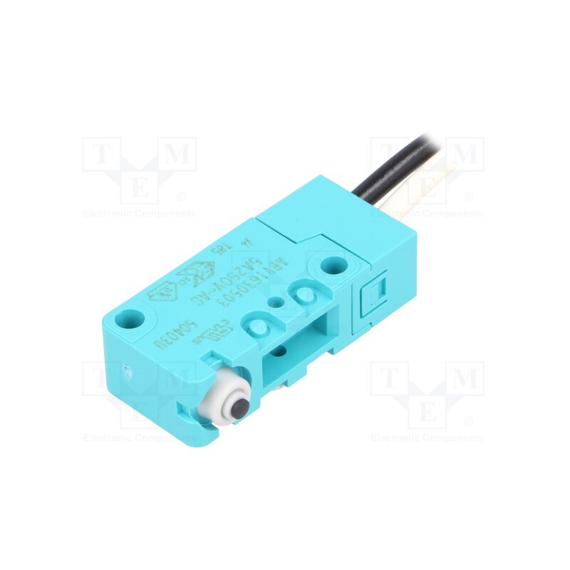 1 pcs x PANASONIC - ABV1630503 - Microswitch SNAP ACTION, 5A/250VAC, without lever, SPST-NO, IP67