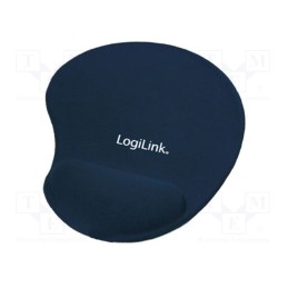 1 pcs x LOGILINK - ID0027B - Mouse pad, blue, Features: gel