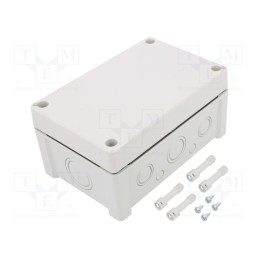 1 pcs x FIBOX - TAM 191209 - Enclosure: junction box, X: 122mm, Y: 187mm, Z: 90mm, wall mount, ABS