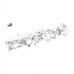 Gear pump hydr fendt f395940010010 original
