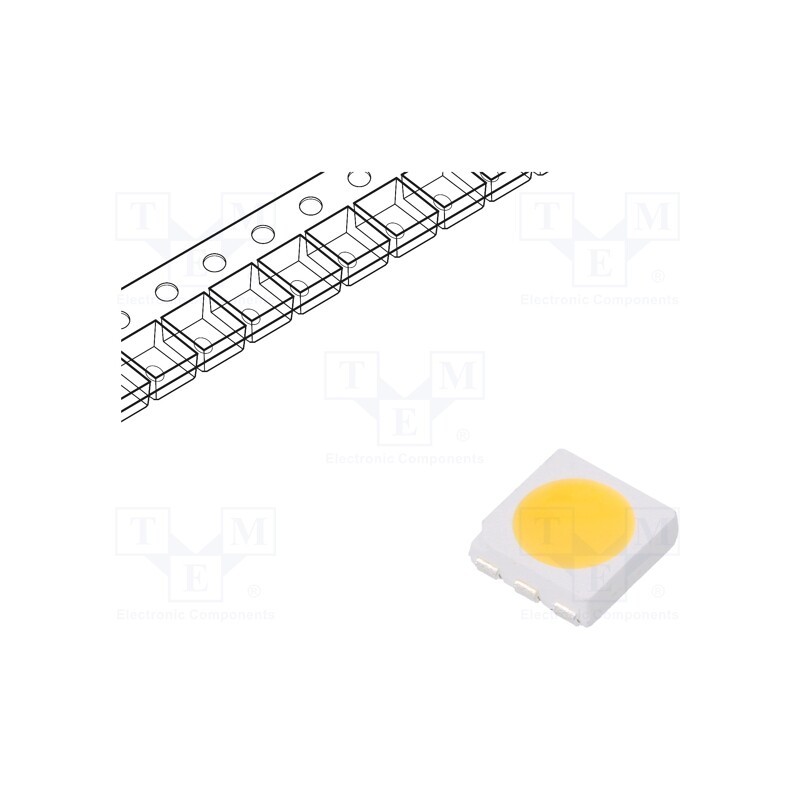 5 pcs x REFOND - RF-27HA50DS-EE-Y - LED, SMD, 5050,PLCC6, white warm, 5300÷10000mcd, 2575-3040K, 80