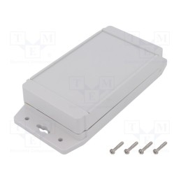 1 pcs x HAMMOND - 1555J2F17GY - Enclosure: multipurpose, X: 91mm, Y: 159mm, Z: 37mm, 1555, grey