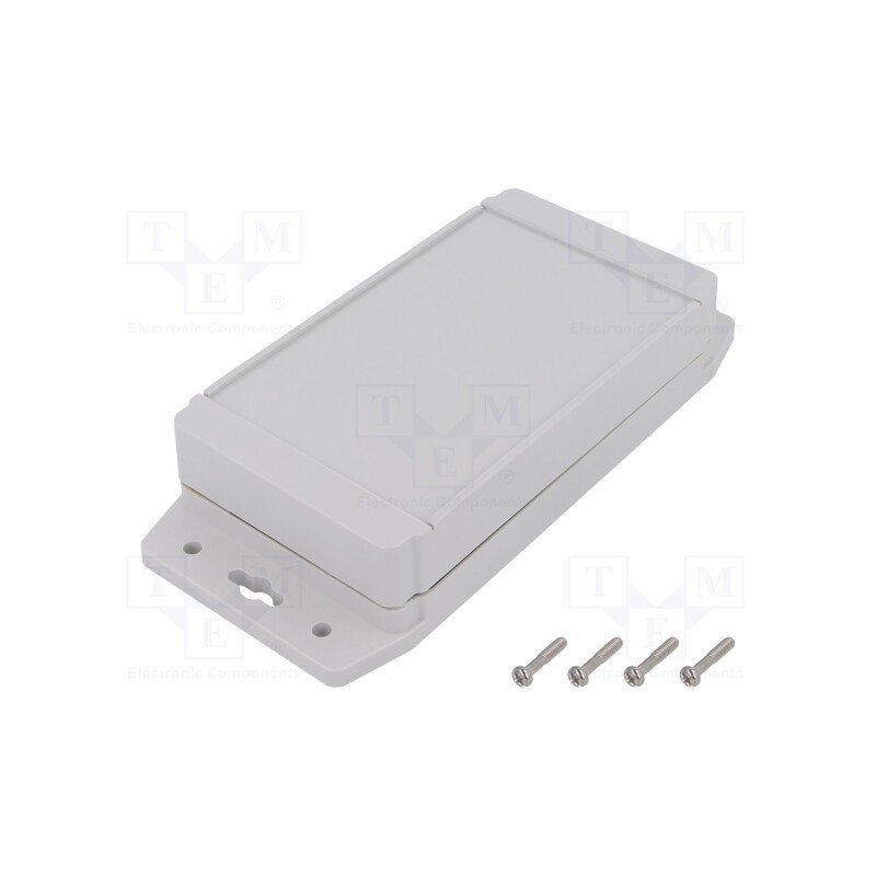 1 pcs x HAMMOND - 1555J2F17GY - Enclosure: multipurpose, X: 91mm, Y: 159mm, Z: 37mm, 1555, grey
