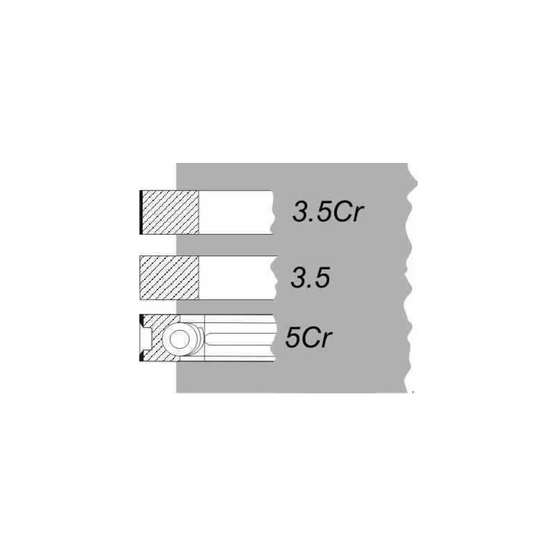 Piston rings set ifa120 in 50 3 5cr 3 5 5cr