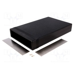 1 pcs x HAMMOND - 1598FBK - Enclosure: with panel, 1598, X: 160mm, Y: 250mm, Z: 40mm, ABS, black