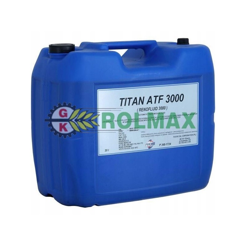 Oil titan atf 3000 20 l fuchs