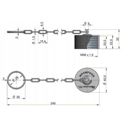 Cover cap plug with threaded valve seat