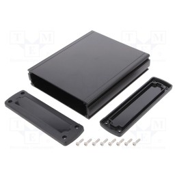1 pcs x GAINTA - ALUG706BK160-BK - Enclosure: multipurpose, X: 146.6mm, Y: 169mm, Z: 41.6mm, aluminium