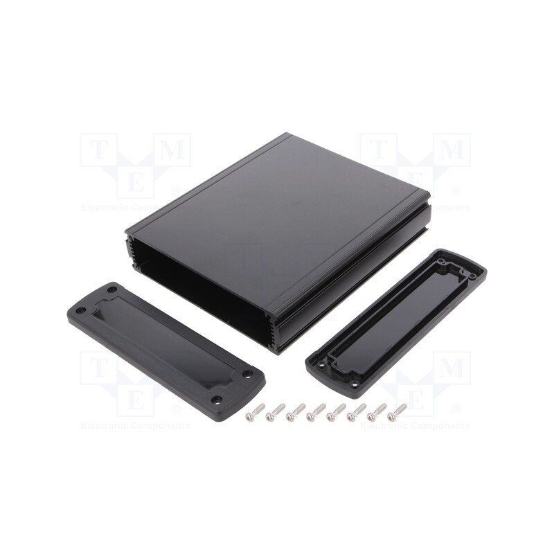 1 pcs x GAINTA - ALUG706BK160-BK - Enclosure: multipurpose, X: 146.6mm, Y: 169mm, Z: 41.6mm, aluminium