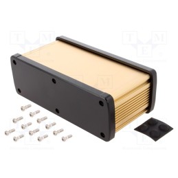 1 pcs x GAINTA - ALUG708GD080 -AS - Enclosure: multipurpose, X: 177.6mm, Y: 89mm, Z: 61.1mm, aluminium
