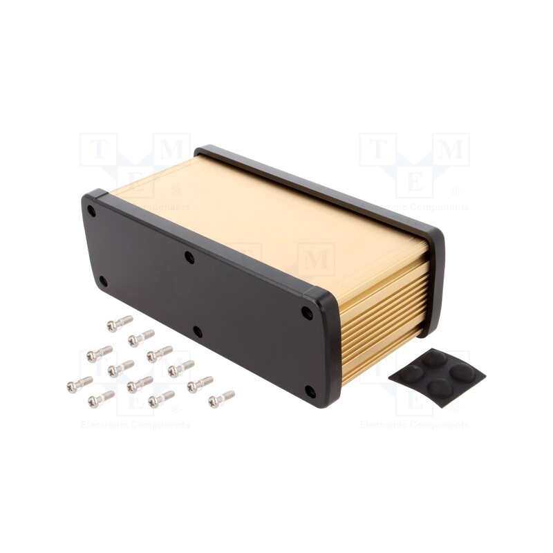 1 pcs x GAINTA - ALUG708GD080 -AS - Enclosure: multipurpose, X: 177.6mm, Y: 89mm, Z: 61.1mm, aluminium