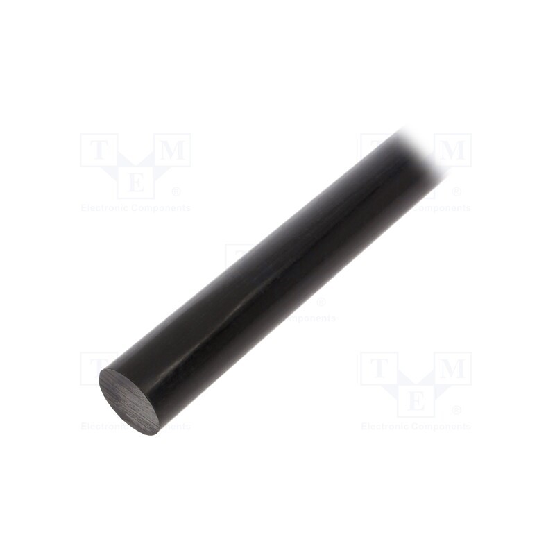 1 pcs x MITSUBISHI CHEMICAL ADV. MATERIALS - 21001292B040050000 - Rod, Ø: 40mm, L: 500mm, black, extruded, Length tolerance: 0, 