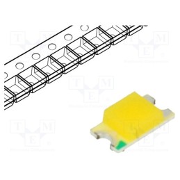 5 pcs x OPTOSUPPLY - OSM51206C1E - LED, SMD, 1206, white warm, 400÷450mcd, 120°, 20mA, 3÷3.6V, 108mW