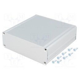 1 pcs x FISCHER ELEKTRONIK - AKG 105 34 100 ME - Enclosure: with panel, AKG, X: 105mm, Y: 100mm, Z: 34mm, aluminium