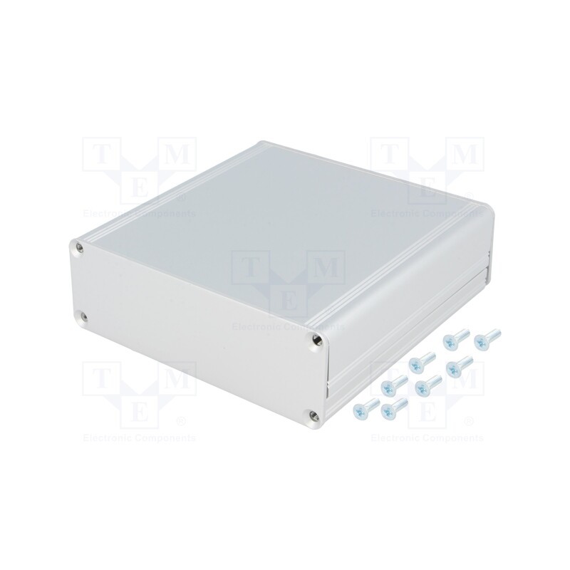 1 pcs x FISCHER ELEKTRONIK - AKG 105 34 100 ME - Enclosure: with panel, AKG, X: 105mm, Y: 100mm, Z: 34mm, aluminium