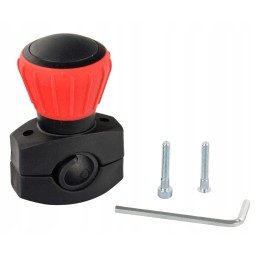 Red steering wheel knob with bearings