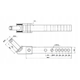 Short extension stabilizer boom c 385 c385